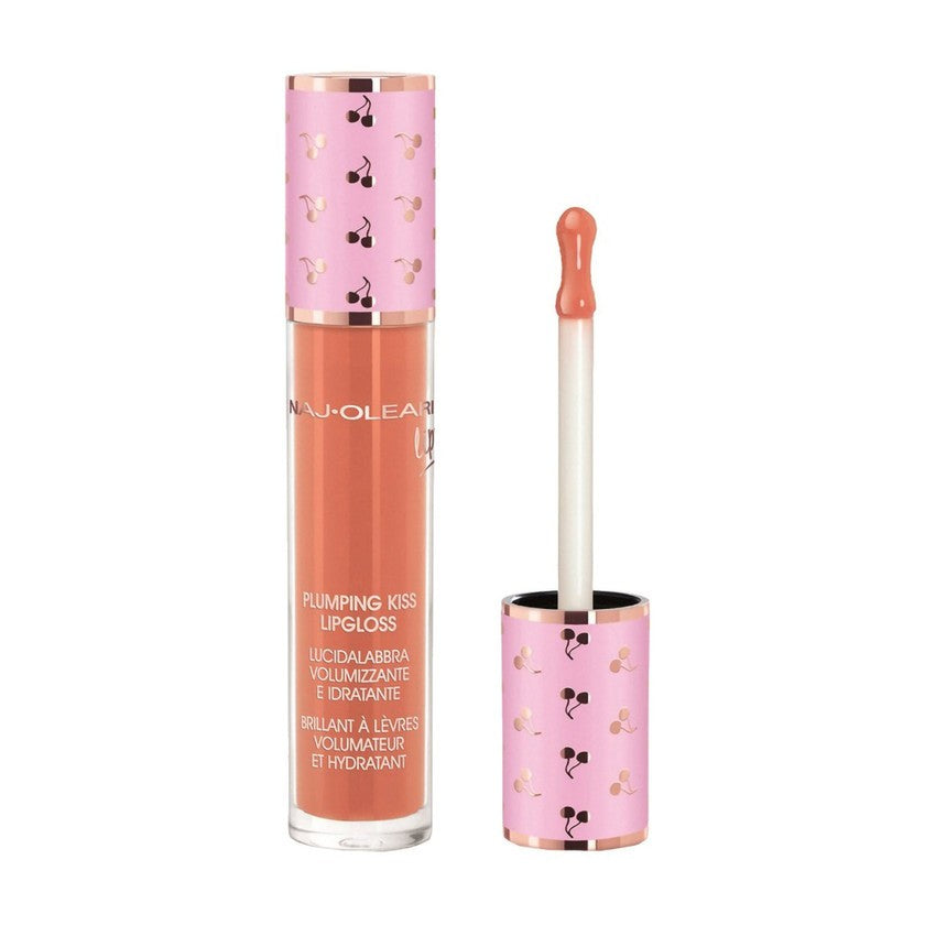 Naj·Oleari Plumping Kiss - Volyymi ja kosteuttava huulikiilto 05 - Peach Sorbet