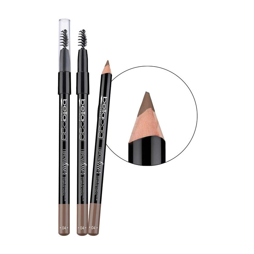Bellaoggi Kulmakynä Bellaoggi Brow Liner - 002 Brown