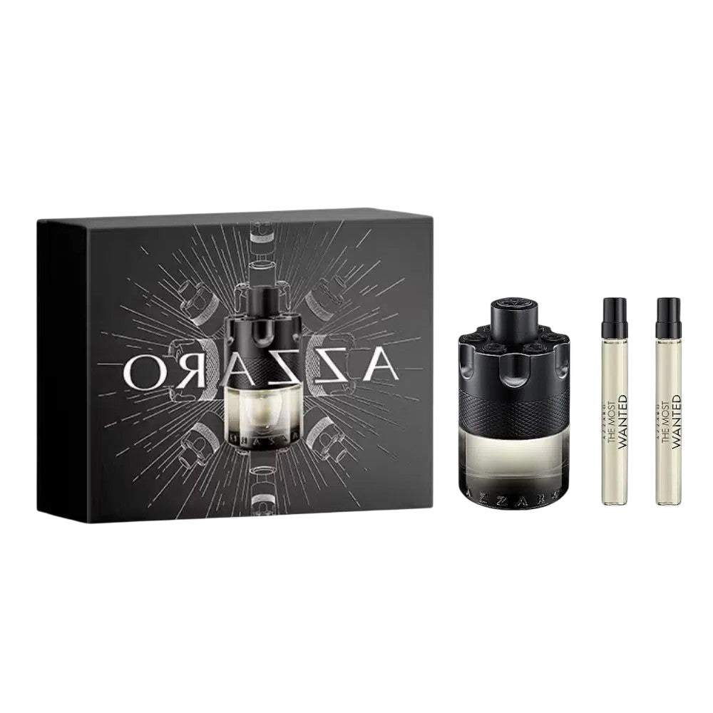 Azzaro Haluttiin intensiivinen EDT -lahjapakkaus 100 ml ja Edt Minis 2 x 10ml