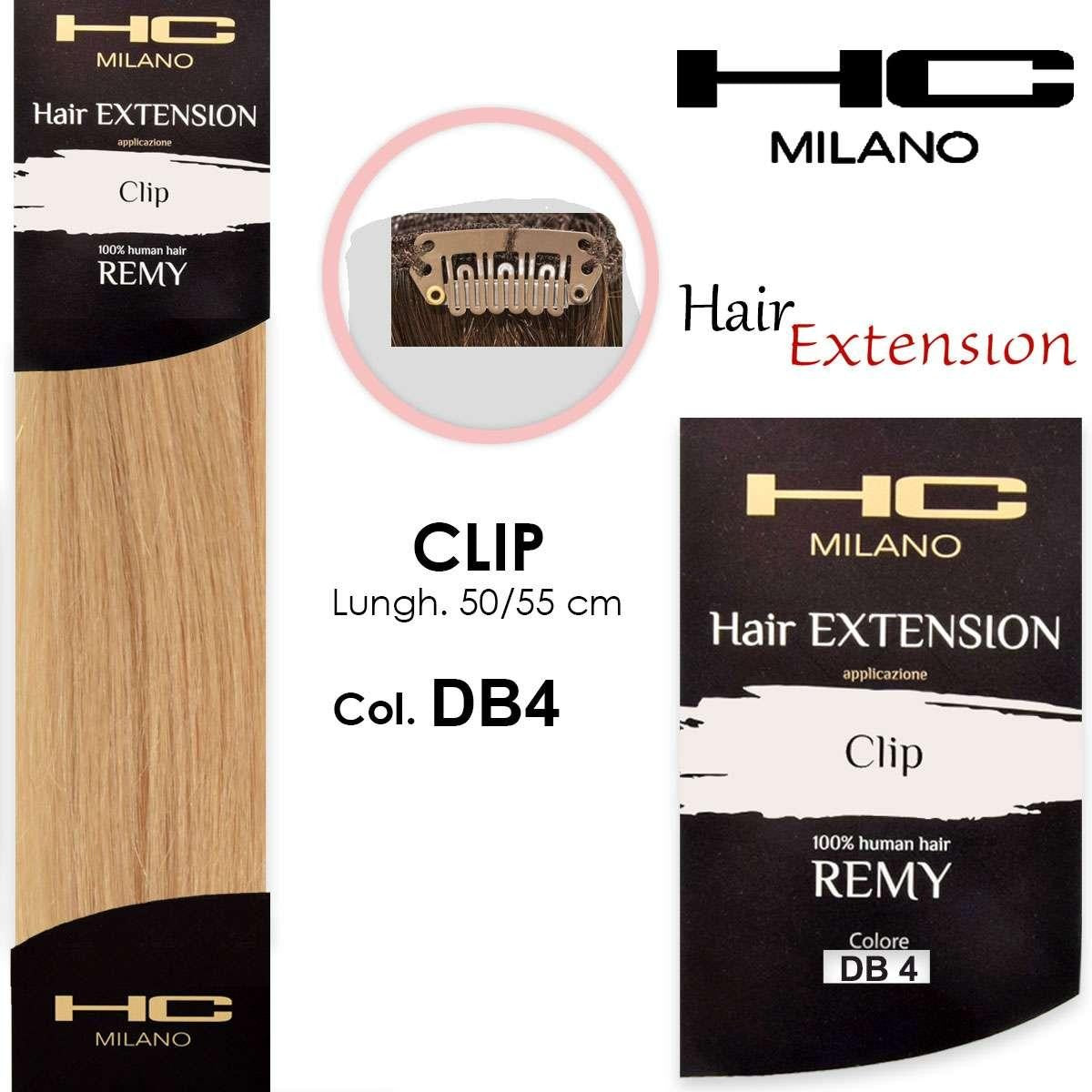Hc milano jatko 3 remy klipsiä leveys 14-16cm pituus 50cm col.db4