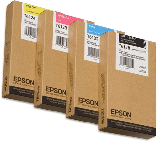 Epson C13T612400-mustekasetti, 220 ml, keltainen