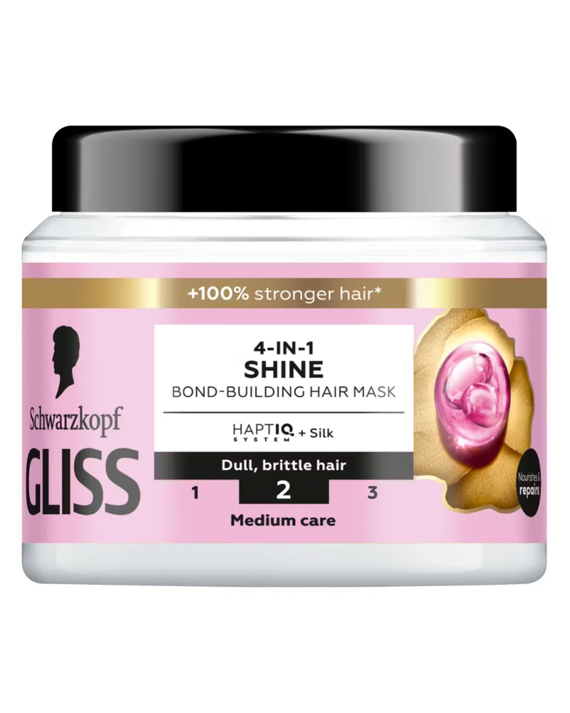 Schwarzkopf Gliss 4-In-1 Shine Bond-Building Hair Mask 400 ml