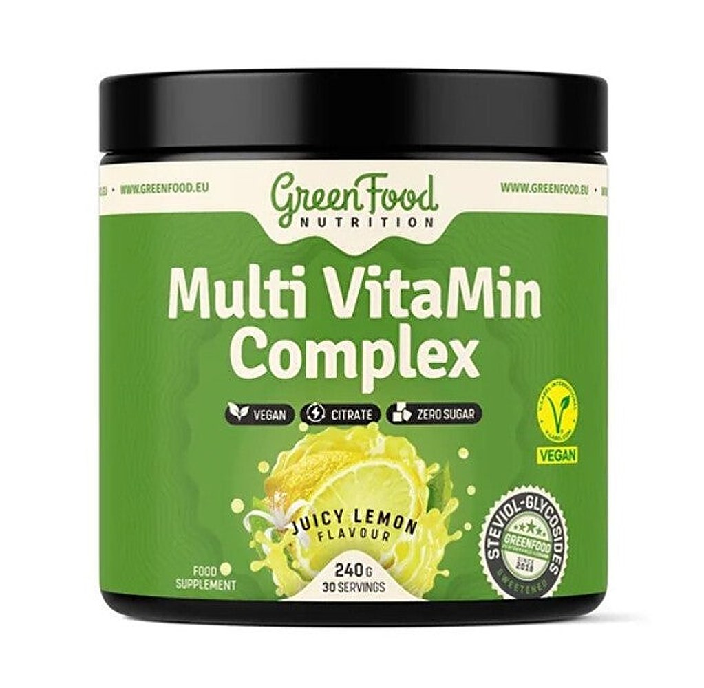 Greenfood Complesso Multivitaminico Limone Succoso 240 g — Integratore