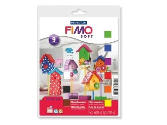 Staedtler Set Mod. clay FIMO soft basic pack