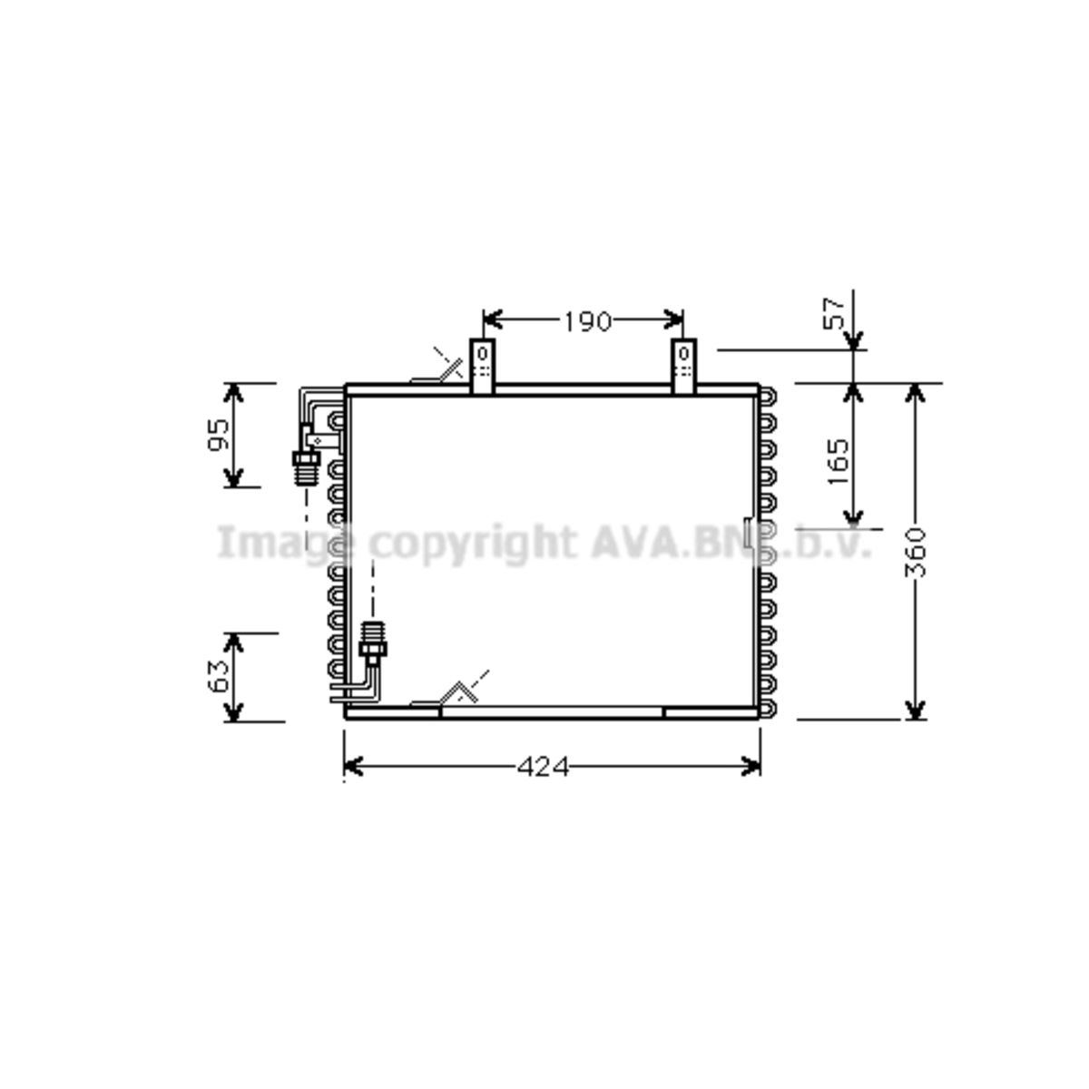 Lauhdutin, ilmastointilaite AVA COOLING SYSTEMS BW5147
