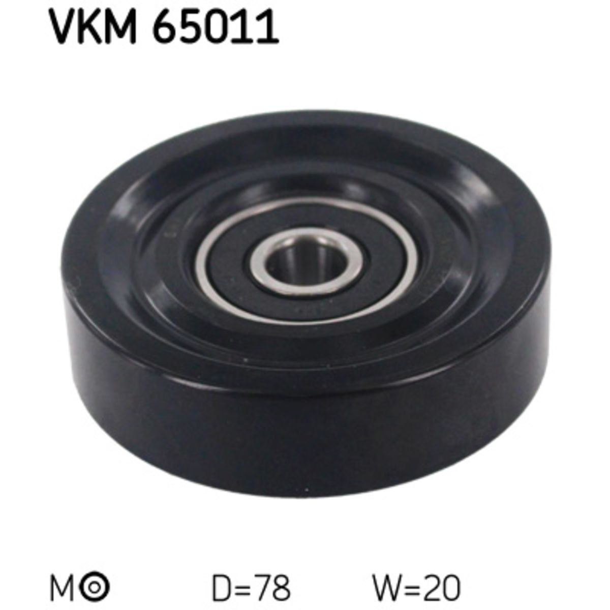 Kiristysrulla, moniurahihna SKF VKM 65011