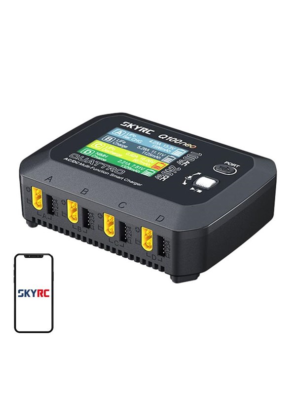 SkyRC Q100neo AC/DC monitoiminen älylaturi