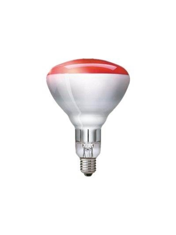 Philips - Infrapunahehkulamppu - muoto: BR125 - E27 - 150 W - punainen