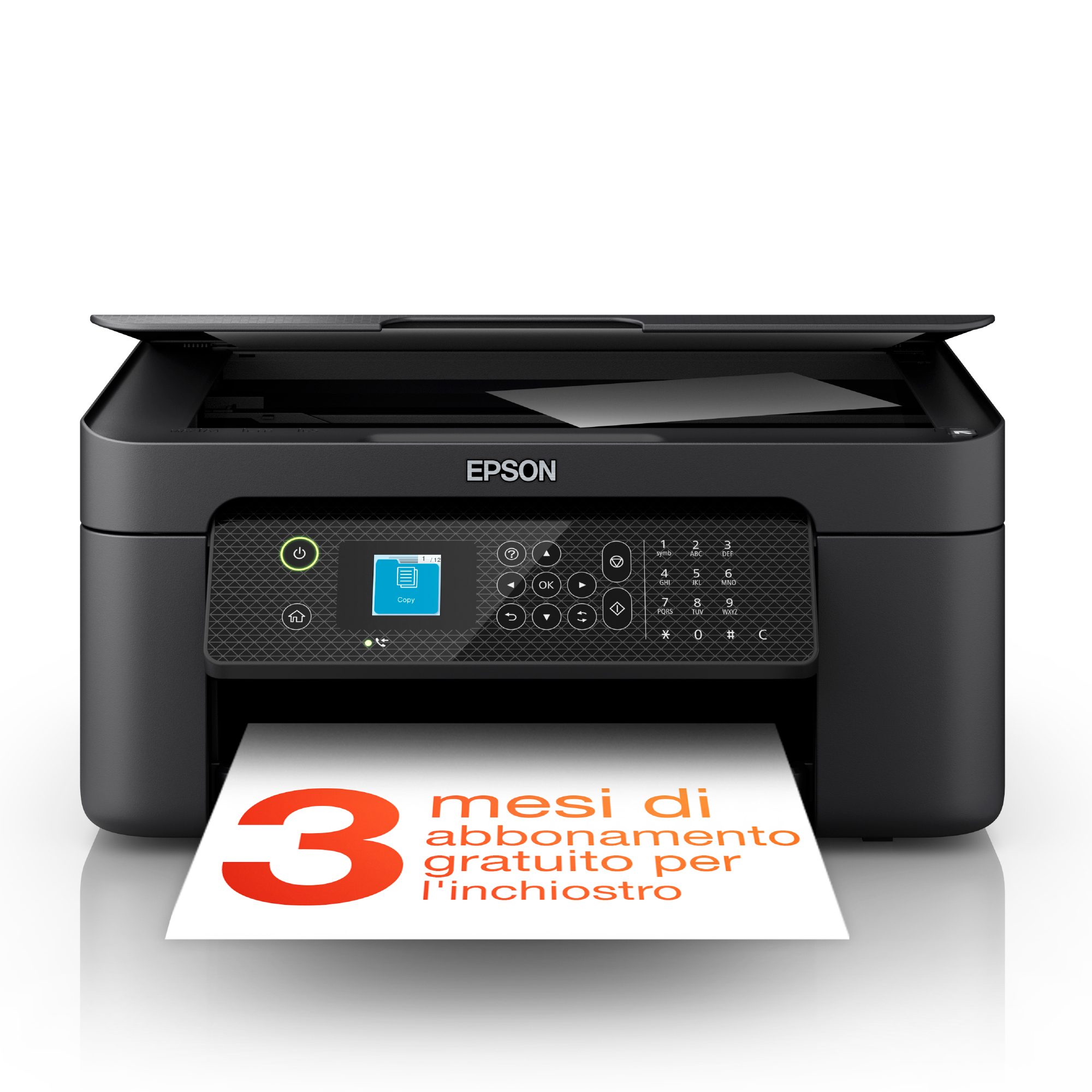 Epson WorkForce WF-2910DWF, Mustesuihku, Väritulostus, 5760 x 1440 DPI, A4, Suoratulostus, Musta