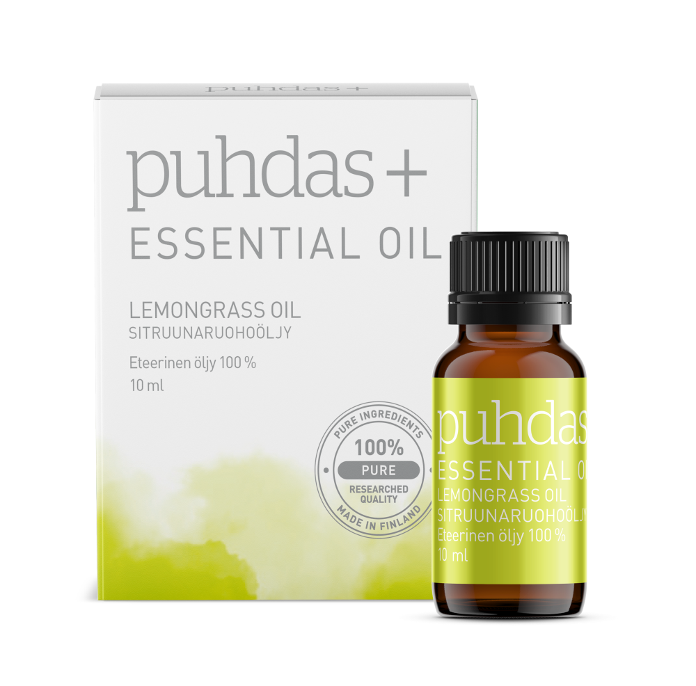 Puhdas+ Essential oil Lemongrass 10 ml