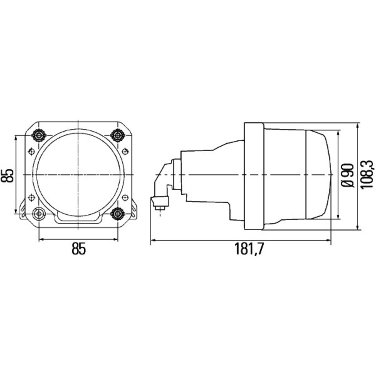 Ajovaloumpio HELLA 1BL 009 999-041
