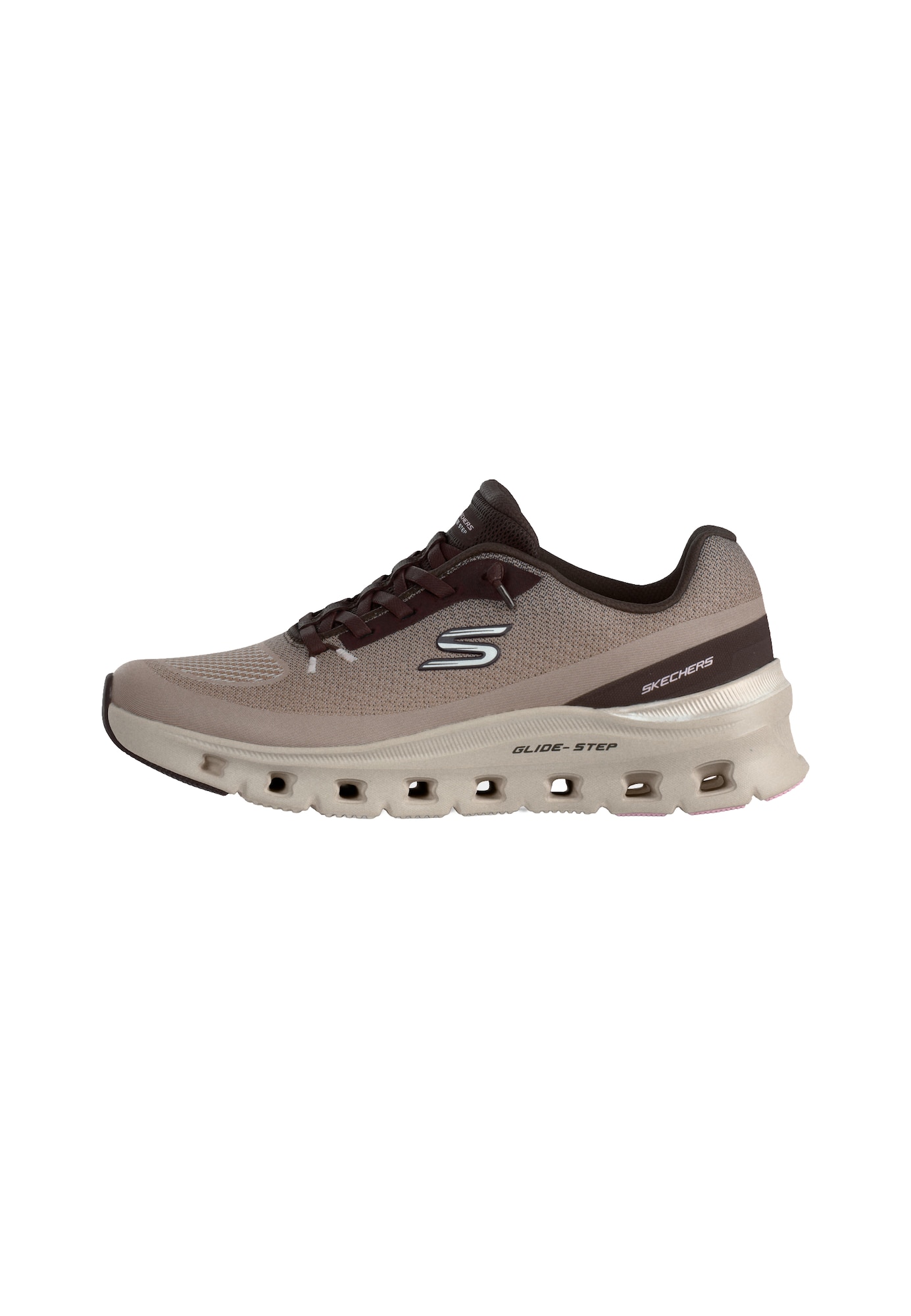 SKECHERS Matalavartiset tennarit 'GLIDE-STEP PRO'  ruskea / vaaleanruskea / valkoinen