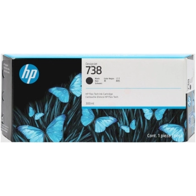 HP HP 738 Mustepatruuna musta 498N8A Vastaa: N/A