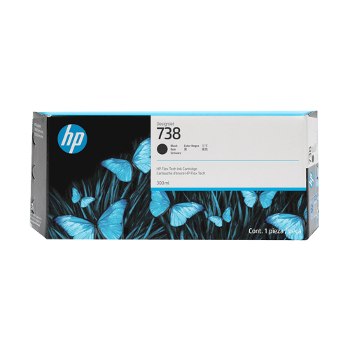 HP HP 738 Mustepatruuna musta 498N8A Vastaa: N/A