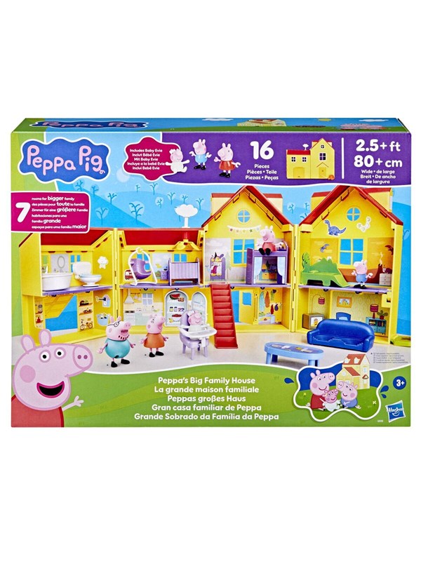 Peppa Pig Leikkisetti 3" Playset Big Family House