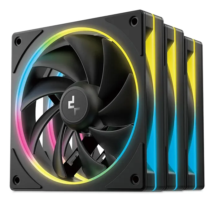 DeepCool FL12 SE 3-1 - Kotelotuuletin - 120mm - Musta RGB LED valolla - 29 dBA