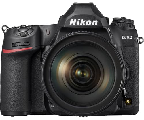 Nikon D780 + AF-S 24-120mm F/4 VR kit, 24,5 MP, 6048 x 4024 pikseliä, CMOS, 4K Ultra HD, Kosketusnäyttö, Musta