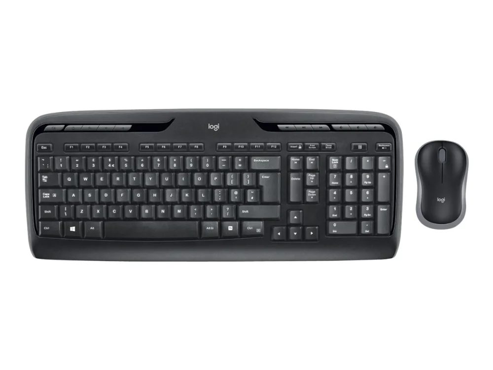 Logitech MK330 Wireless Combo Nordic - Langaton näppäimistö ja hiiri, 2.4 GHz, Musta - DigiDreamer verkkokauppa