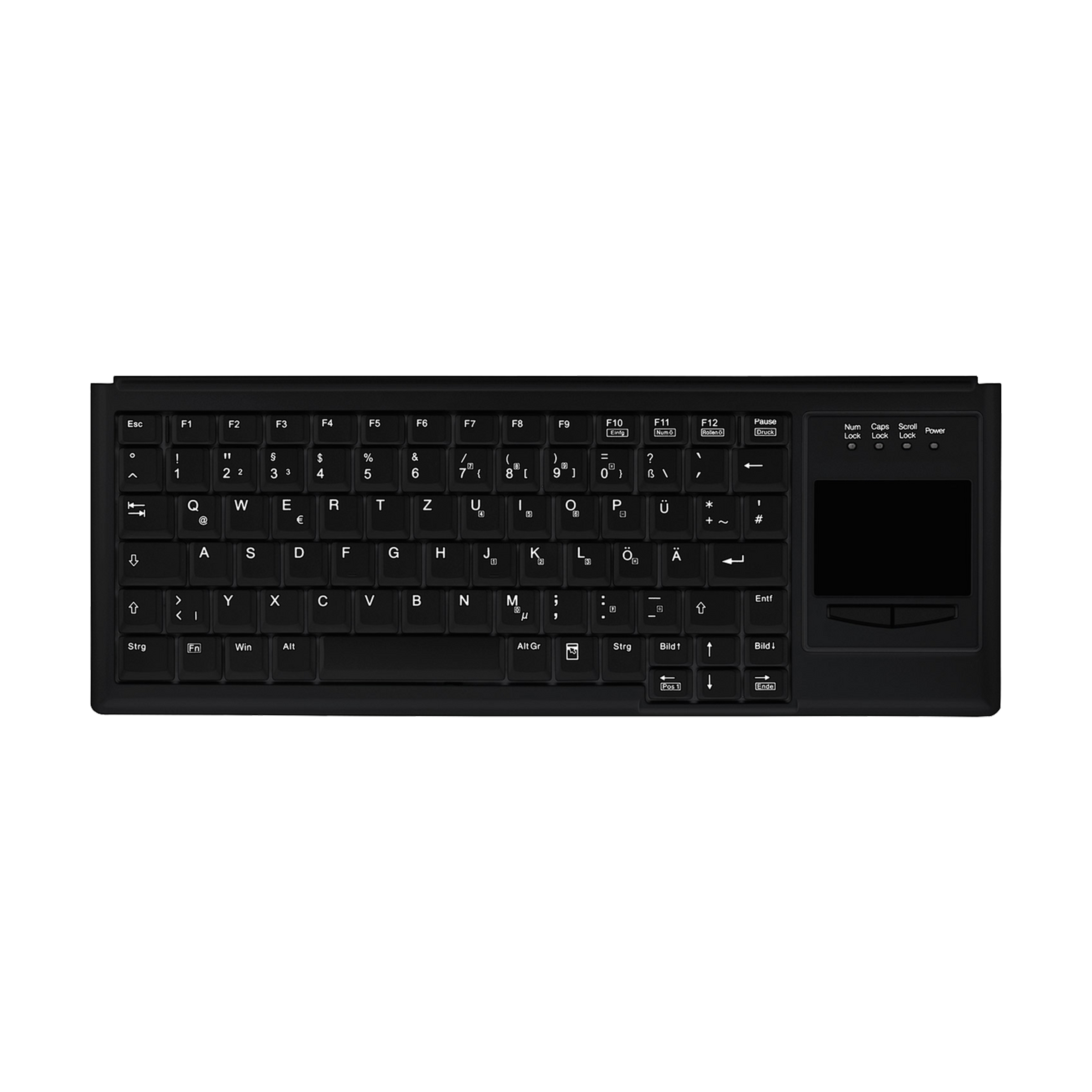 Contour Design Active Key Industrial Keyboard Ip68 Touchpad Compact Langallinen Pohjoismainen Näppäimistö