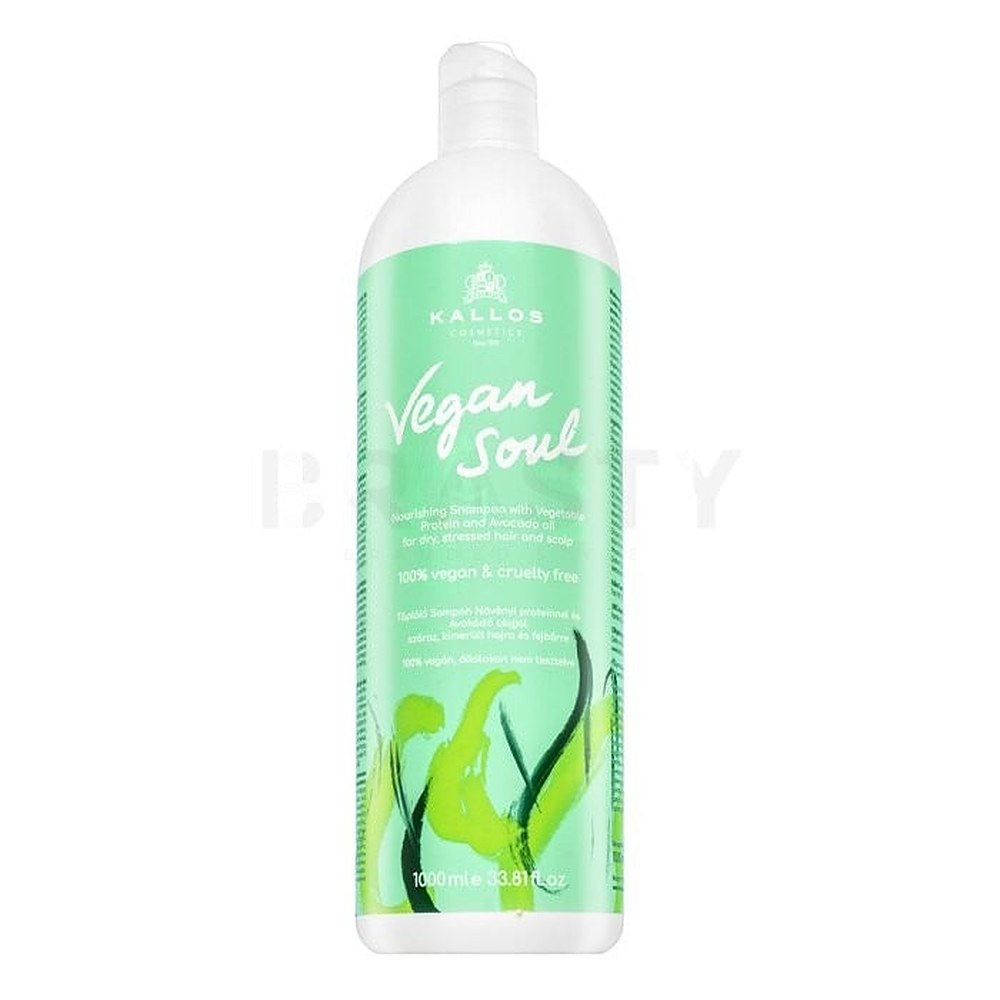Kallos Vegan Soul Shampoo nutriente 1000 ml — Shampoo