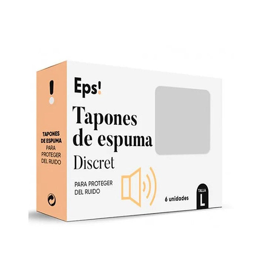 Erilliset EPS-vaahtokorvatulpat 6 kpl, koko L
