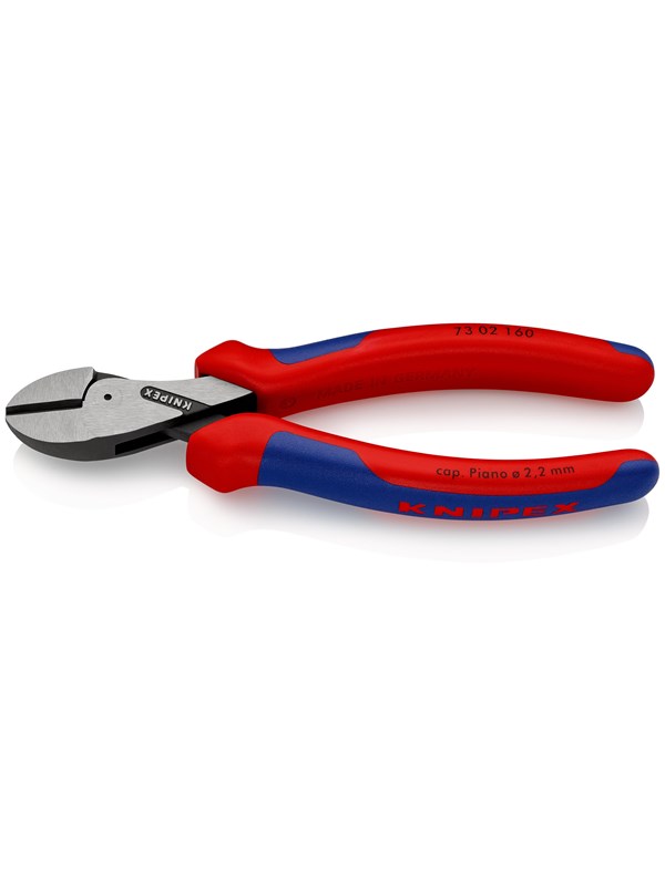 KNIPEX X-Cut®, Kompakti sivuleikkuri, hyvä voimansiirto