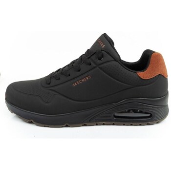 SKECHERS Matalavartiset tennarit 'Uno - Suited On Air' ruosteenruskea / musta