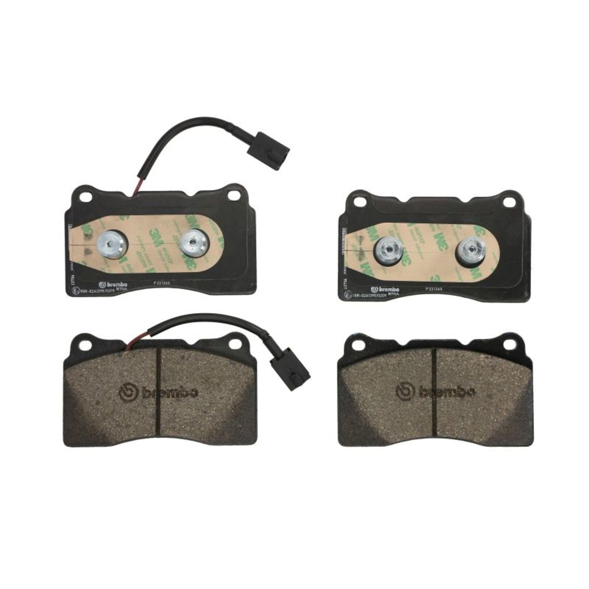 Jarrupalat, levyjarru BREMBO P 23 134X