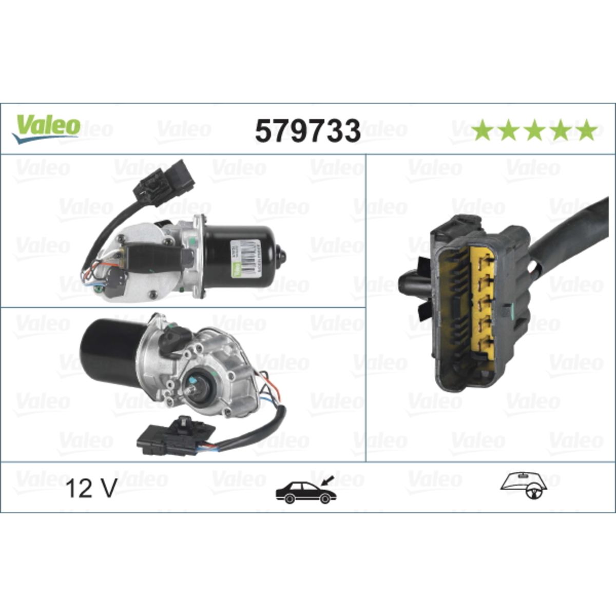 Pyyhkijän moottori VALEO 579733