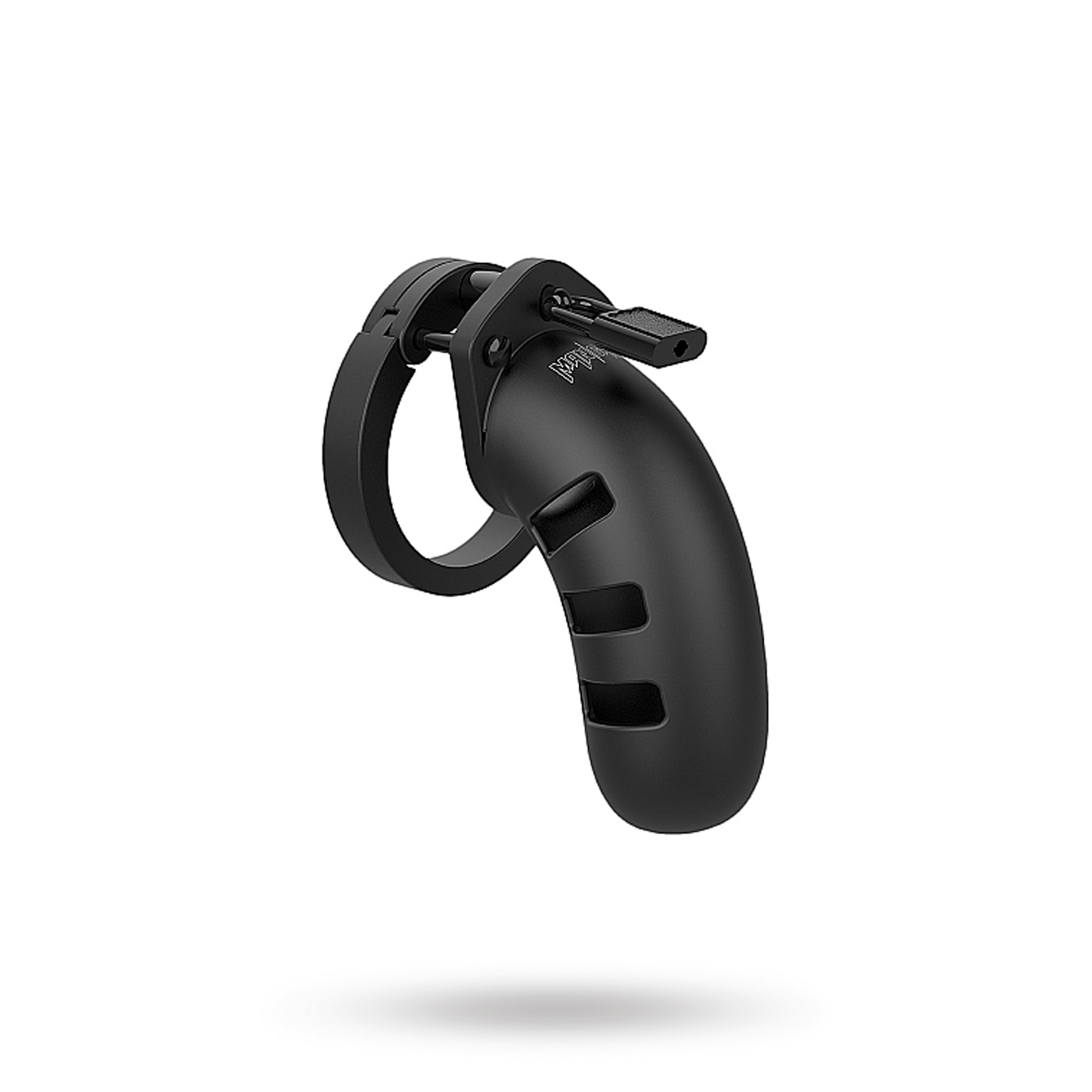 Model 21 - Chastity - 13 cm - Black Silicone Cock Cage