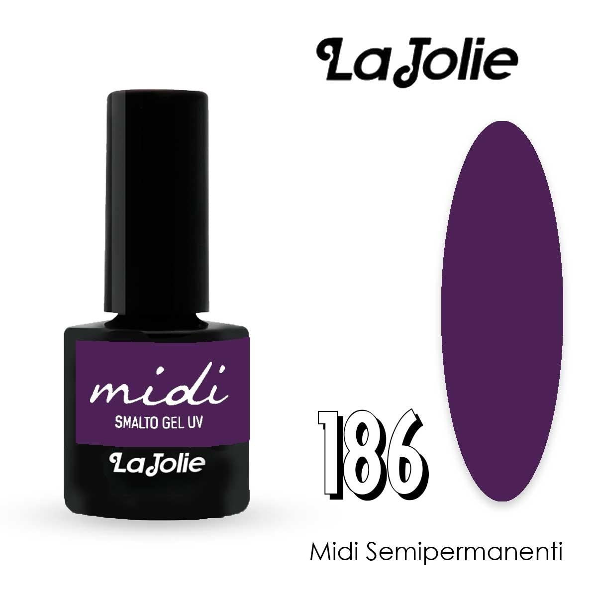 La jolie semi-permanent 7 ml nro 186