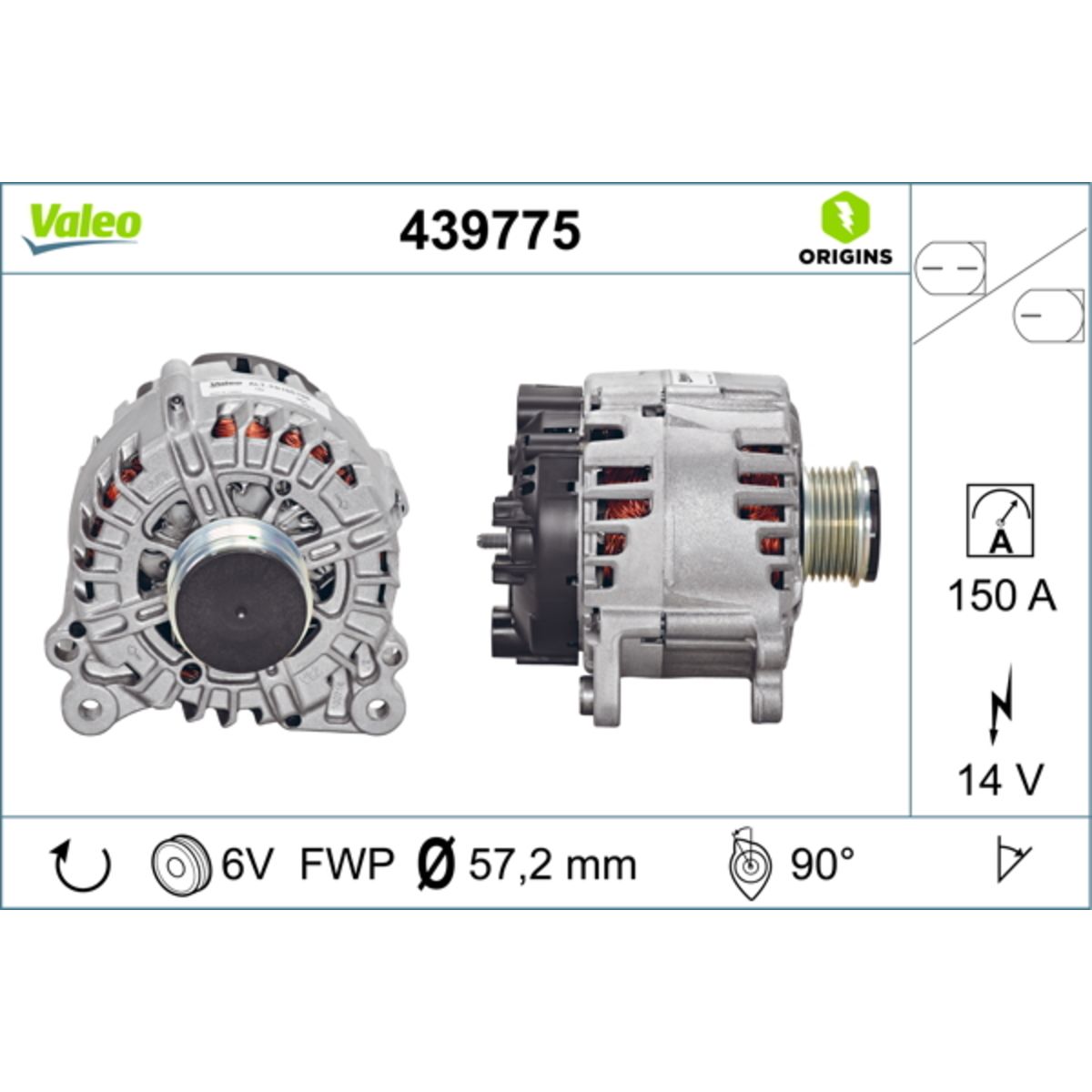 Laturi VALEO 439775
