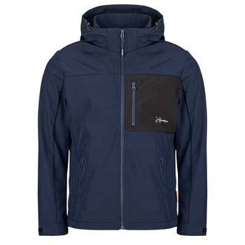 JACK & JONES Välikausitakki 'JJLupo' tummansininen / musta