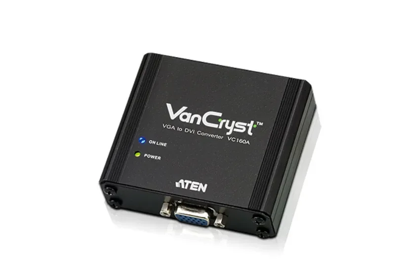 ATEN VGA – DVI -muunnin, musta
