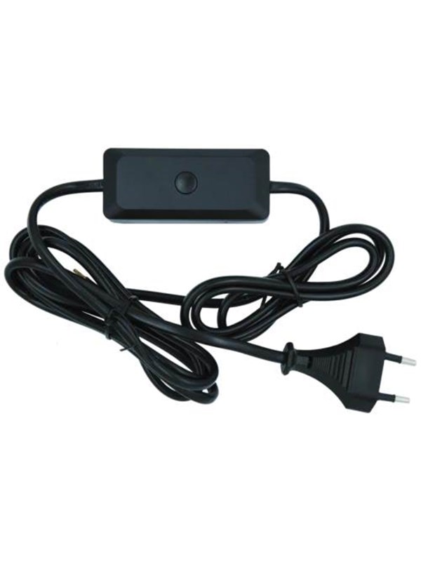 Nordic Quality Corddimmer 3-60vA 1,2+0,8m w. plug. Black
