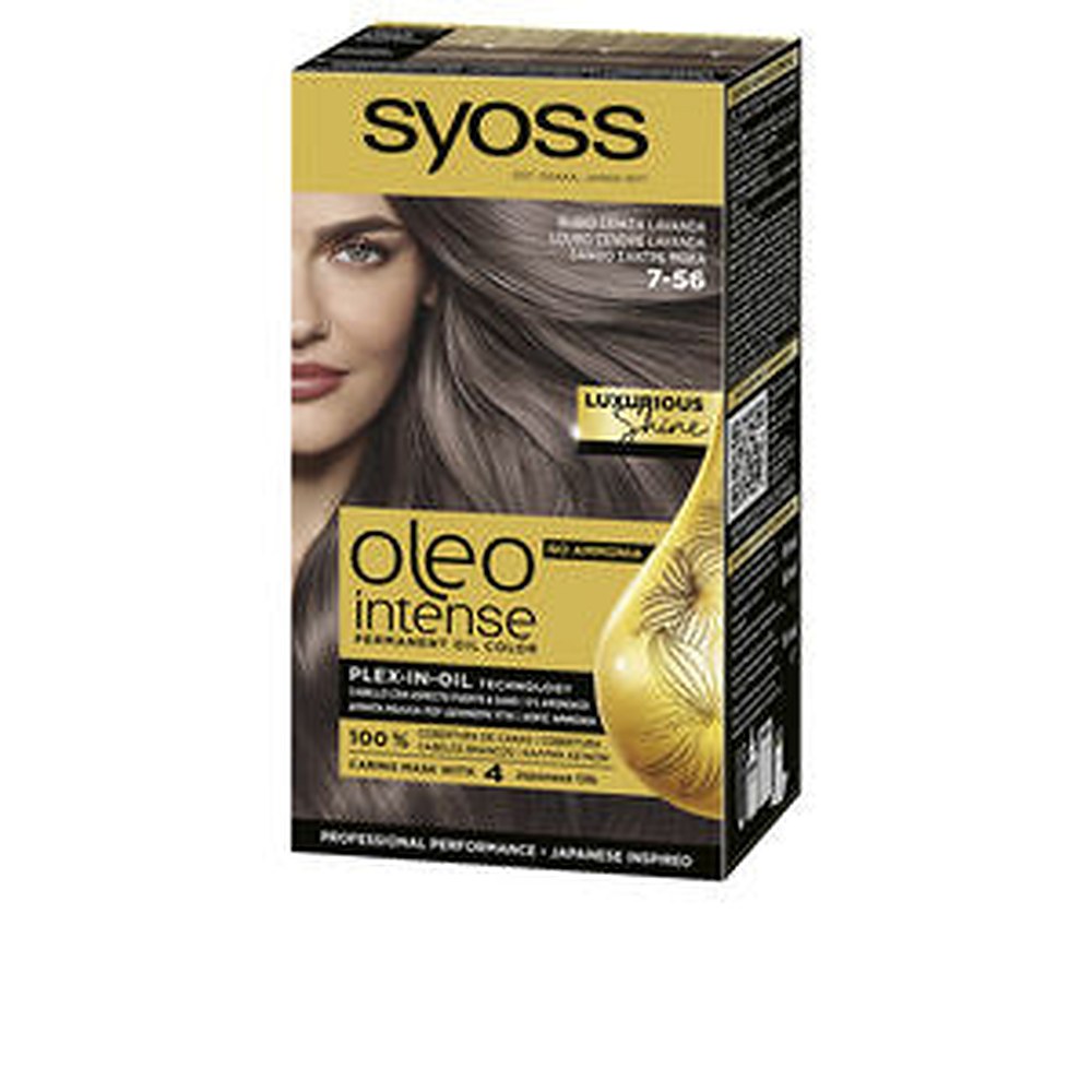Syoss Voimakas väritysöljy ilman ammoniakkia 7-56 - Ash Blonde Lavender 5 U
