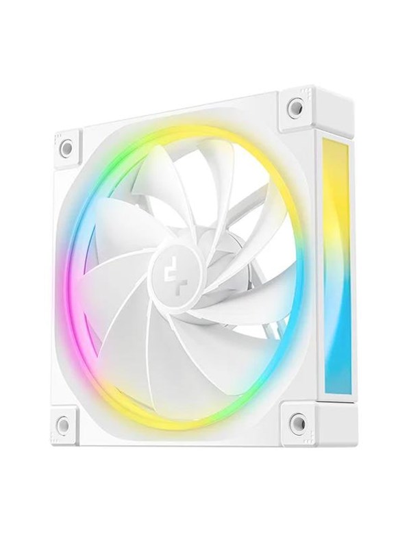 DeepCool FL12R PWM ARGB -tuuletin, 120 mm, nestelaakeri, valkoinen