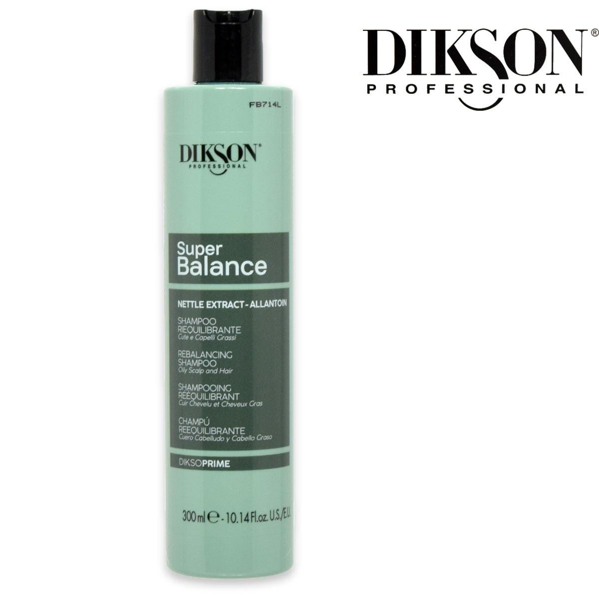 Dikson prime shampoo super balance hiuspohjaa ja rasvaisia hiuksia 300 ml