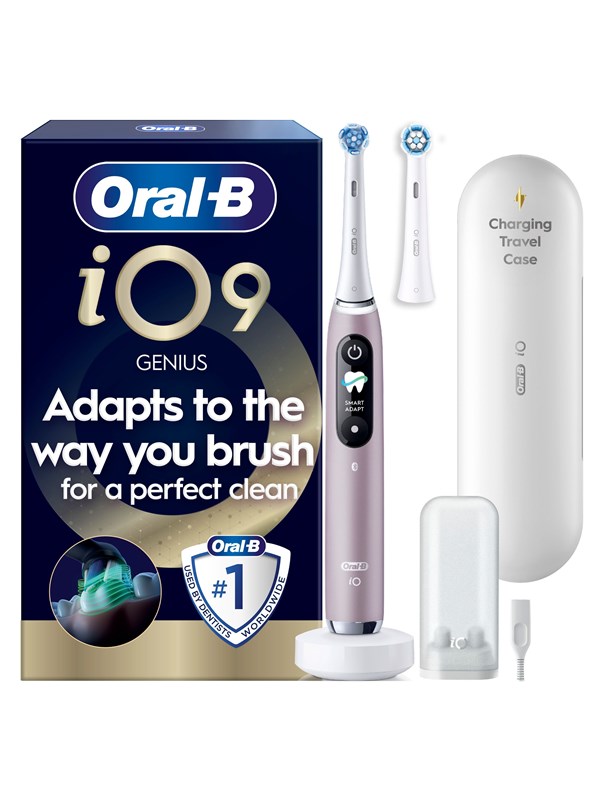 Oral-B Sähköhammasharja iO9 Rose Quartz + 1 Extra Refill