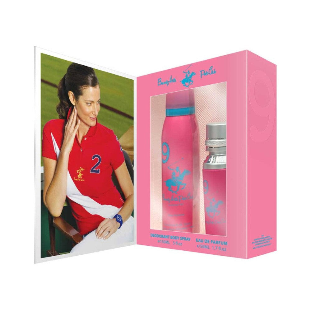 Beverly Hills Polo Club Lahjasetti Naiselle 1982 Sport 9 Eau de Parfum 50 ml + Deodoranttisuihke 150 ml