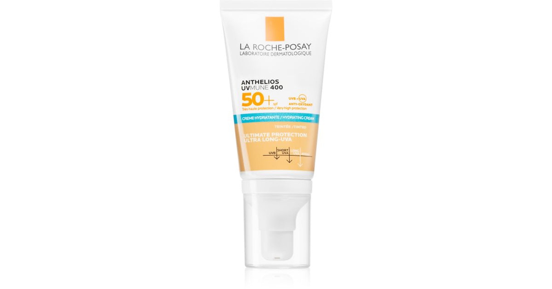 La Roche-Posay Kosteuttava aurinkovoide tuoksulla sävytetty Erittäin korkea suoja SPF 50+ 50ml