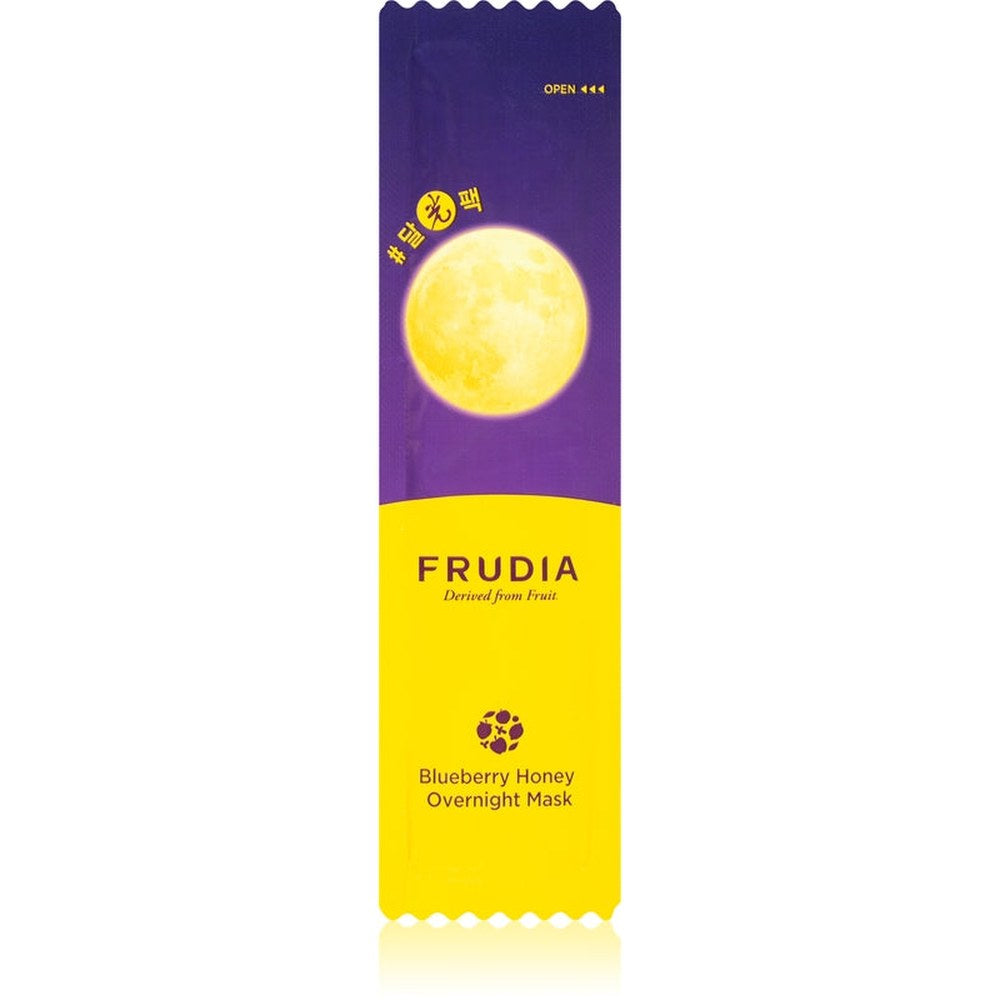Frudia Mustikkahunaja kosteuttava yönaamio herkälle ja kuivalle iholle 5 ml