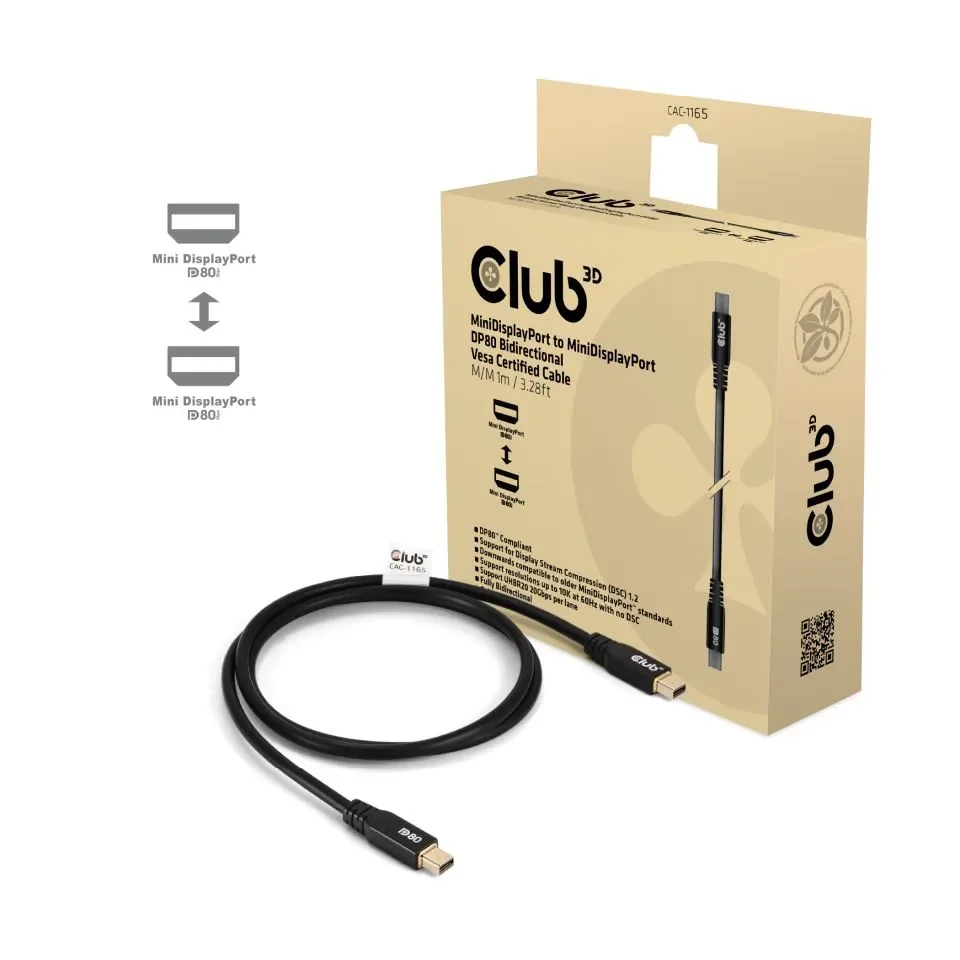 Club 3D - DisplayPort cable - Mini DisplayPort to Mini DisplayPort - 1 m