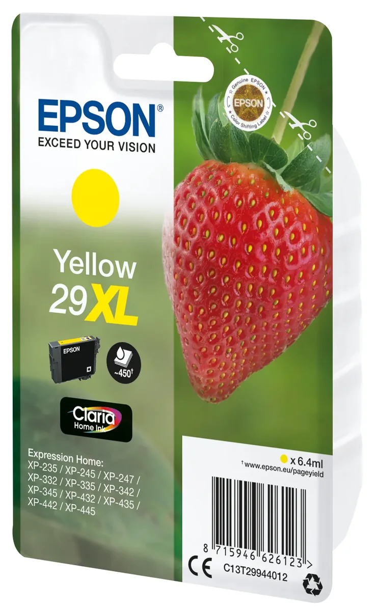 Epson Claria Home 29 XL mustekasetti (keltainen)