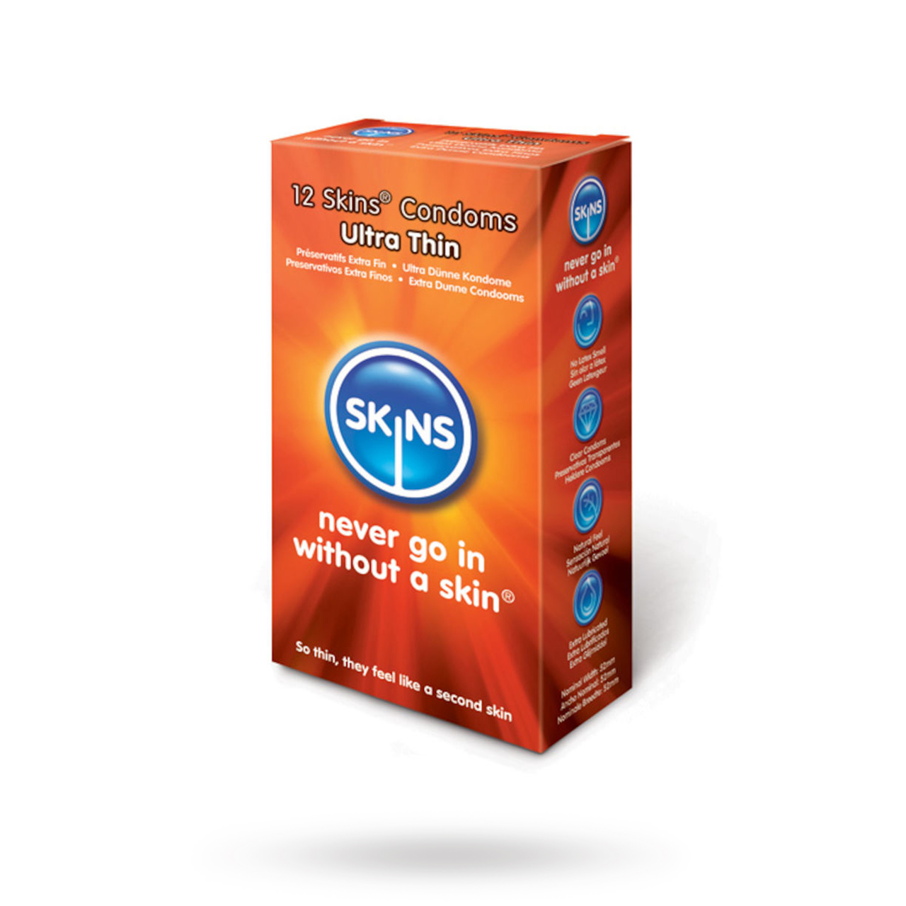 SKINS Ultra Thin Kondomit 12 kpl