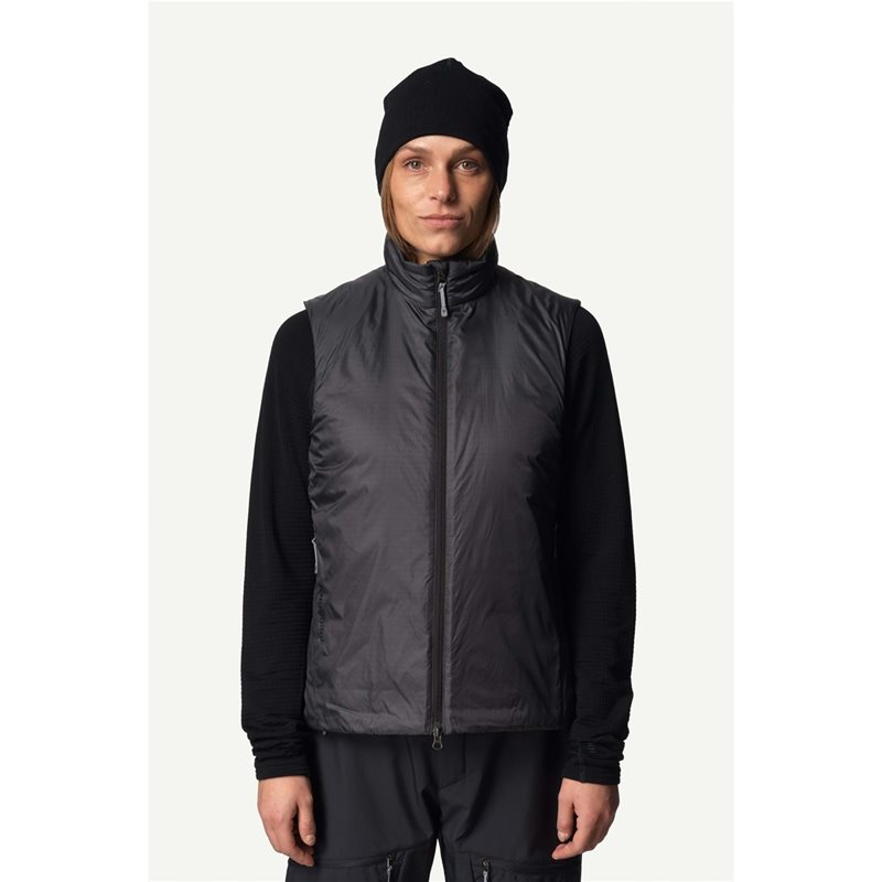 Houdini W's Dunfri Vest True Black - M