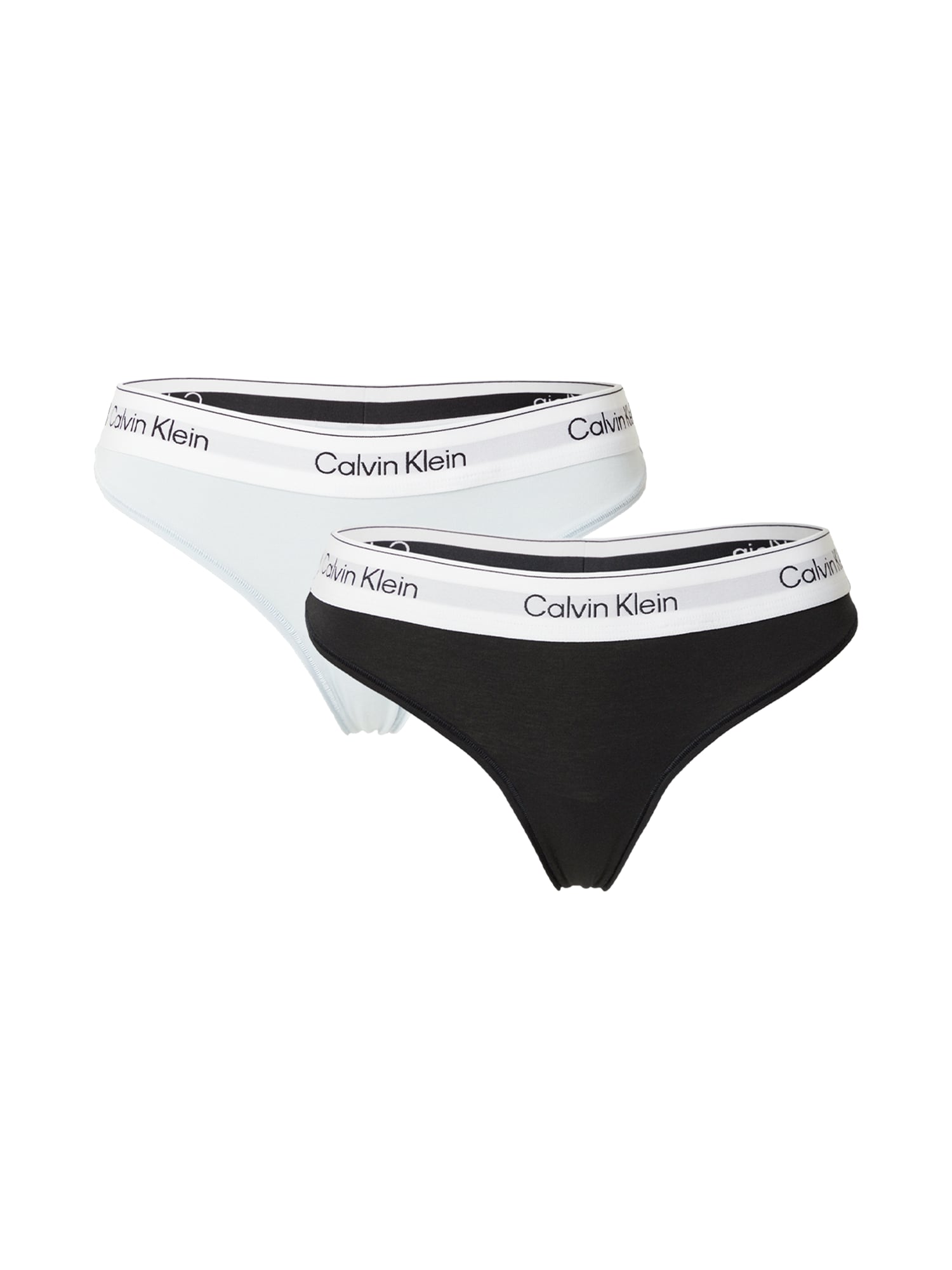Calvin Klein Underwear Stringit minttu / musta
