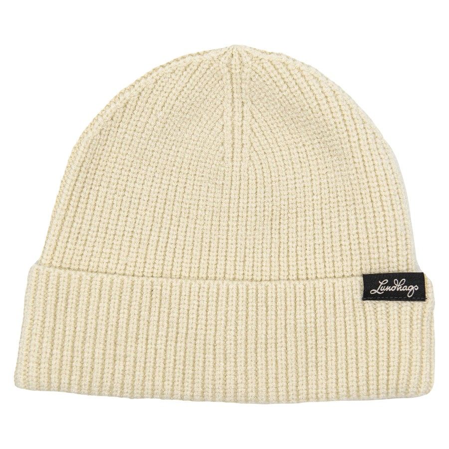 Lundhags Core Ribbed Beanie, pipo, valkoinen