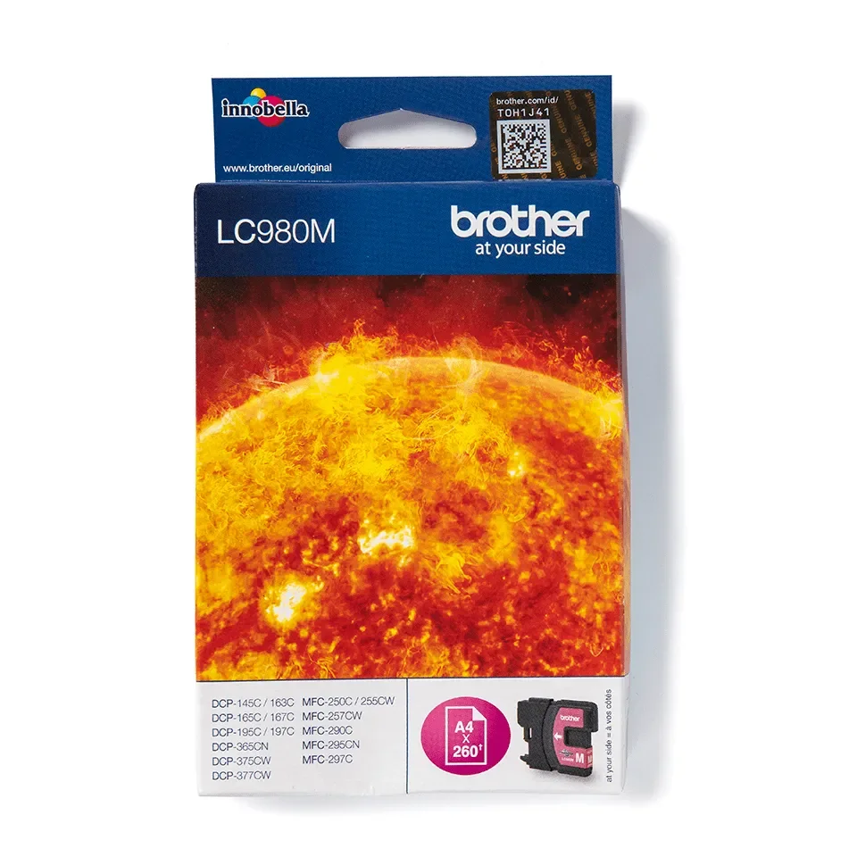Brother Muste Magenta Lc980m - Dcp-145c