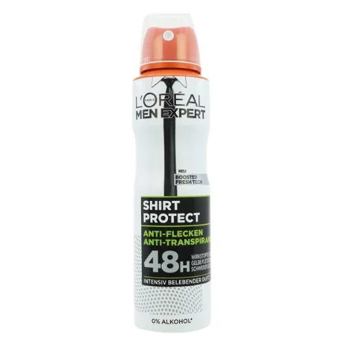 L'Oréal Men Expert Shirt Protect 48H Antiperspirantti Deodoranttisuihke - 150 ml
